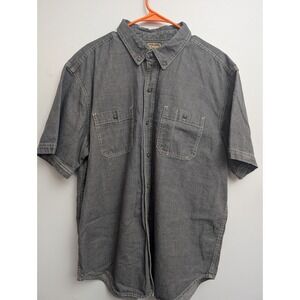 D4 C. E. SCHMIDT MEN'S work SHIRT SIZE XL-Gray